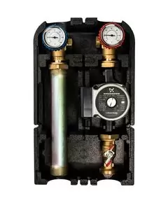 Насосная группа Stout с прямым контуром 1" (с насосом Grundfos UPSO 25-65, в теплоизоляции)
