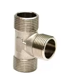 Тройник 1/2"X1/2"X1/2" с наружней резьбой никелированный Stout SFT-0018-121212