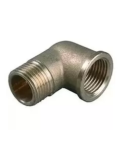 Угольник 3/4" внутренняя/наружная резьба никелированный Stout SFT-0011-0000034