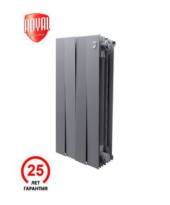 Радиатор биметаллический Royal Thermo PianoForte 500 Silver Satin - 4 секц.