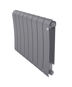 Биметаллический радиатор Royal Thermo Infinity 500 Silver Satin - 8 секц.