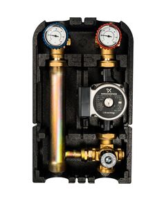 Насосная группа Stout со смесителем 1" (с насосом Grundfos UPSO 25-65)
