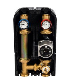 Насосная группа Stout с 3-х ходовым приводным смесителем 1 1/4" (с насосом Grundfos UPSO 32-65 DN 32) 39 kW [DT10 °C]