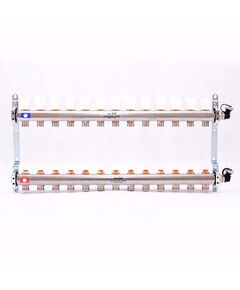 Коллектор из нержавеющей стали с регулировочными и термостатическими вентилями 13 выходов