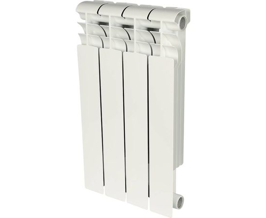 Биметаллический радиатор Rommer Optima Bm 500 (4 секции), изображение 2
