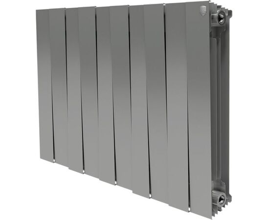 Радиатор биметаллический Royal Thermo PianoForte 300 Silver Satin - 12 секц.