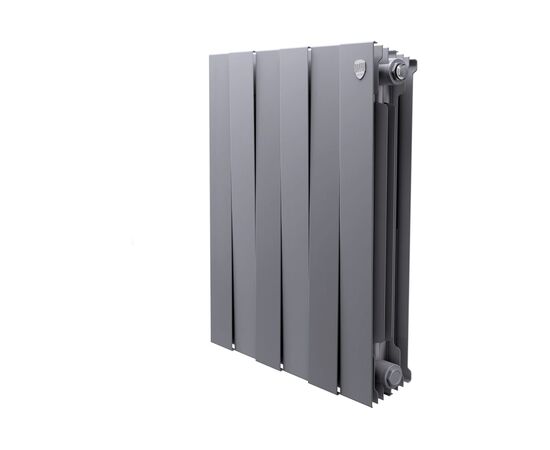 Радиатор биметаллический Royal Thermo PianoForte 500 Silver Satin - 6 секц.