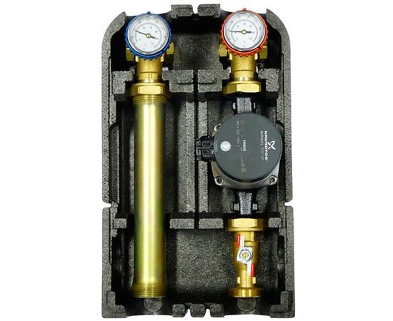 Насосная группа Barberi с прямым контуром 1" (с насосом Grundfos alpha2l 25-60)
