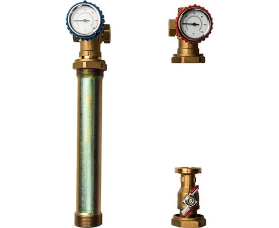 Насосная группа Stout с прямым контуром 1" (без насоса, в теплоизоляции), изображение 5