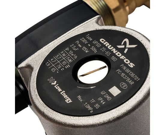 Насосная группа Stout с прямым контуром 1" (с насосом Grundfos UPSO 25-65, в теплоизоляции), изображение 9