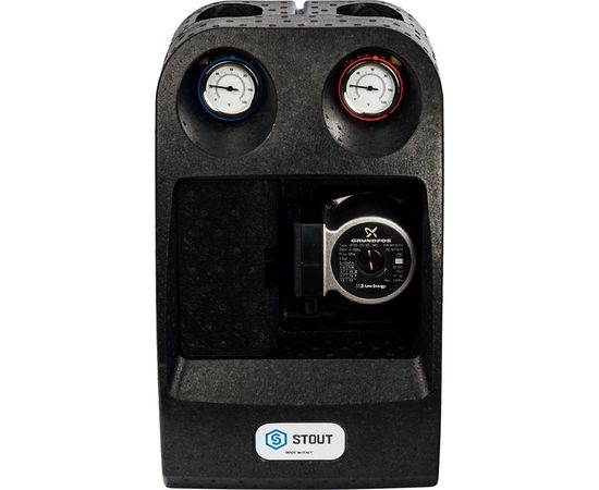 Насосная группа Stout со смесителем 1" (с насосом Grundfos UPSO 25-65), изображение 2 Насосная группа Stout со смесителем 1" (с насосом Grundfos UPSO 25-65), изображение 2