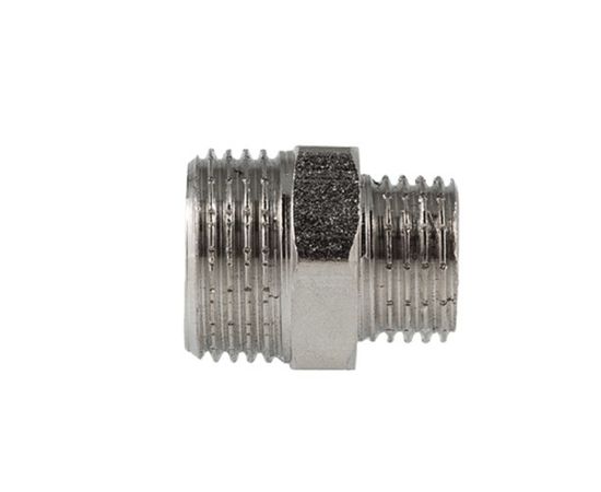 Ниппель переходной 1"X3/4" c наружней резьбой никелированный Stout SFT-0004-000134