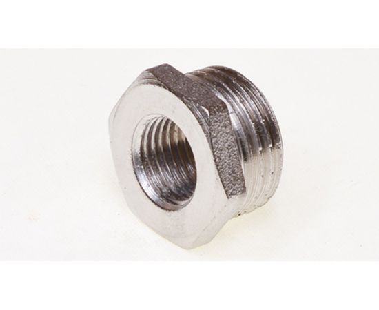 Футорка 1"X1/2" наружная/внутренняя резьба никелированная Stout SFT-0029-000112