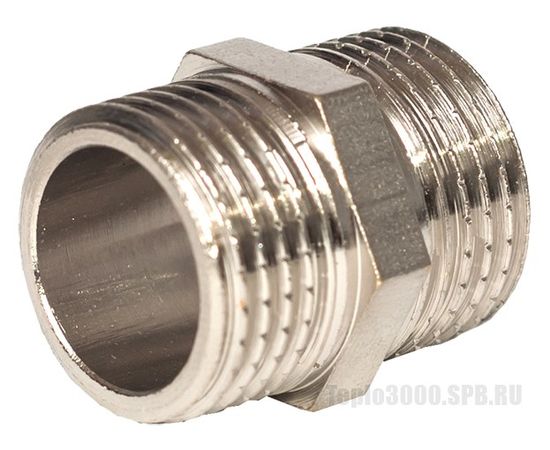 Ниппель 1" c наружней резьбой никелированный Stout SFT-0004-000011