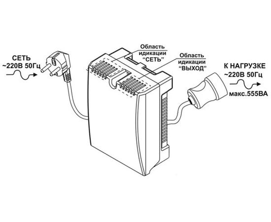 Стабилизатор сетевого напряжения Teplocom ST-888, изображение 2