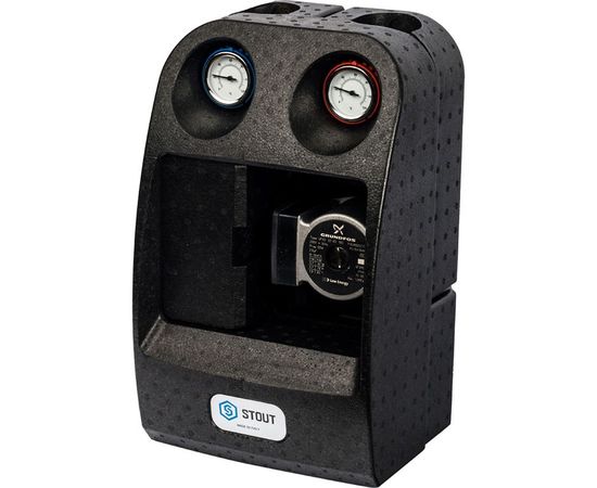 Насосная группа Stout с прямым контуром 1 1/4" (с насосом Grundfos UPSO 32-65 в теплоизоляции DN 32), изображение 3 Насосная группа Stout с прямым контуром 1 1/4" (с насосом Grundfos UPSO 32-65 в теплоизоляции DN 32), изображение 3