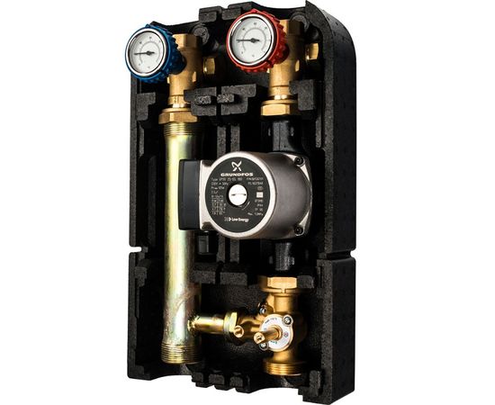 Насосная группа Stout с 3-х ходовым приводным смесителем 1" (с насосом Grundfos UPSO 25-65), изображение 2