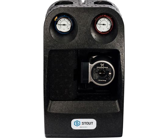 Насосная группа Stout с 3-х ходовым приводным смесителем 1" (с насосом Grundfos UPSO 25-65)