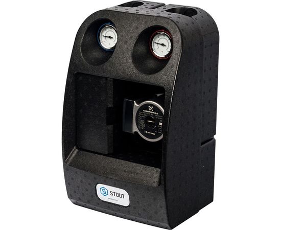 Насосная группа Stout с 3-х ходовым приводным смесителем 1" (с насосом Grundfos UPSO 25-65), изображение 3