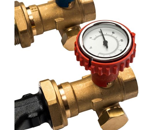 Насосная группа Stout с 3-х ходовым приводным смесителем 1" (с насосом Grundfos UPSO 25-65), изображение 6