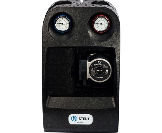 Насосная группа Stout с 3-х ходовым приводным смесителем 1 1/4" (с насосом Grundfos UPSO 32-65 DN 32) 39 kW [DT10 °C], изображение 3