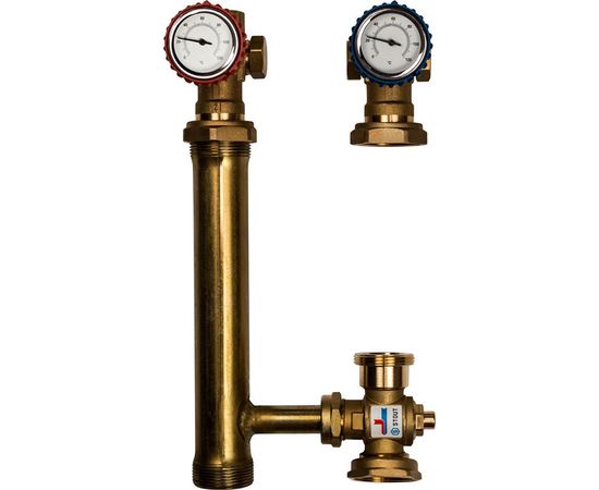 Насосная группа Stout для твердотопливных котлов 1" (без насоса), изображение 4