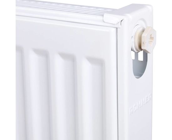 Радиатор стальной панельный Rommer Ventil 11/500/2800 нижнее правое подключение, Ширина радиатора: 2800, Высота радиатора: 500, изображение 7