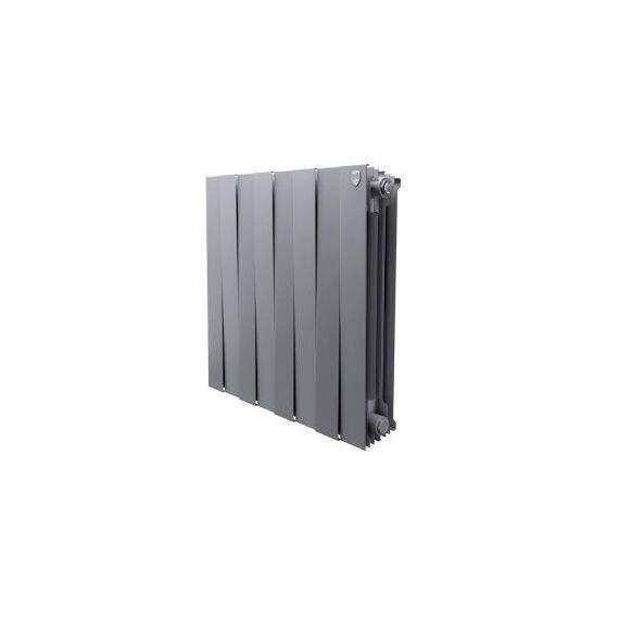 Радиатор биметаллический Royal Thermo PianoForte 500 Silver Satin - 8 секц.
