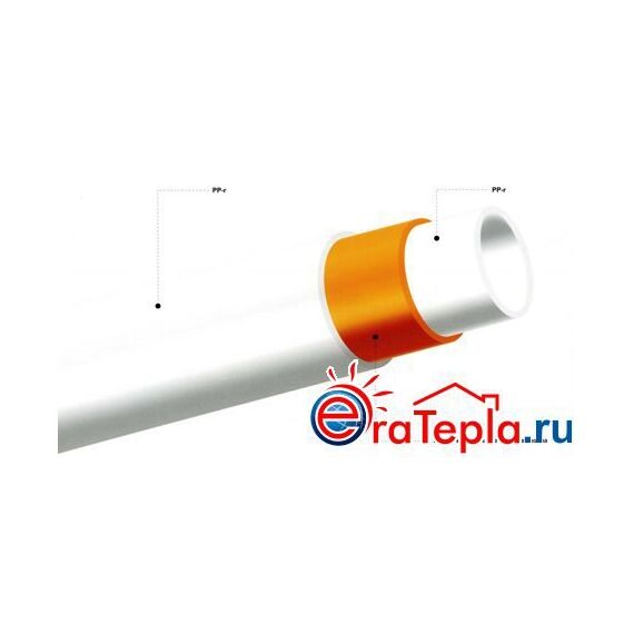 Труба со стекловолокном (полипропилен) 20*3,4 мм Kalde