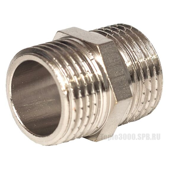 Ниппель 1 1/2" c наружней резьбой никелированный Stout SFT-0004-112112