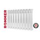 Биметаллический радиатор Rommer Optima Bm 500 (10 секций), изображение 2